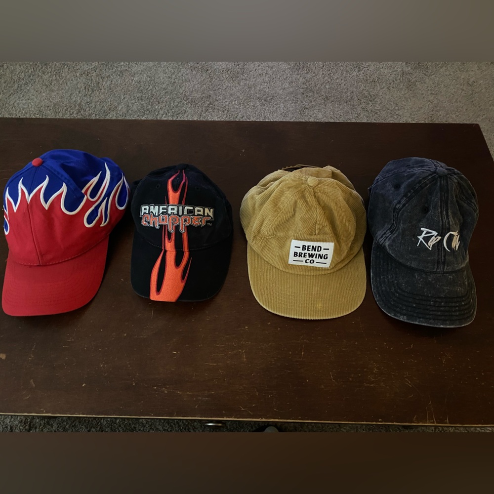 SnapBack Hat Lot of 4 PDX Rip City American Chopper